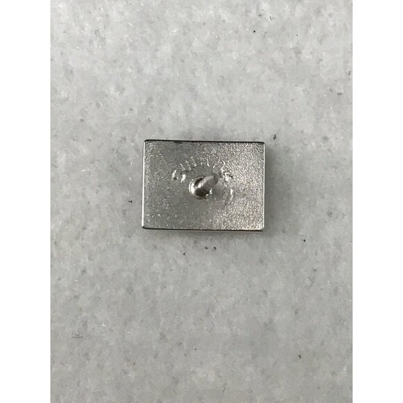 Vintage Silver Tone Swank Freemason Small Square Tie Tack (1485) - Picture 4 of 4